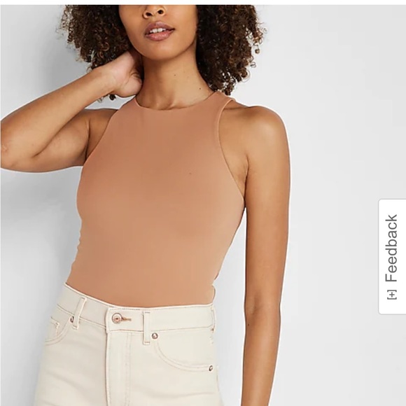 Express Tops - Express Body Contour High Neck Tank